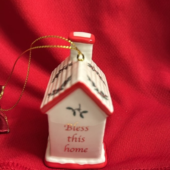 Spode “Bless This Home” Christmas Ornament NIB - Picture 8 of 8